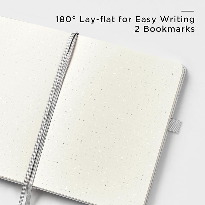 &And Per Se Dotted Journal Notebook, A5 Hardcover Leather Dotted Journal - Image 3