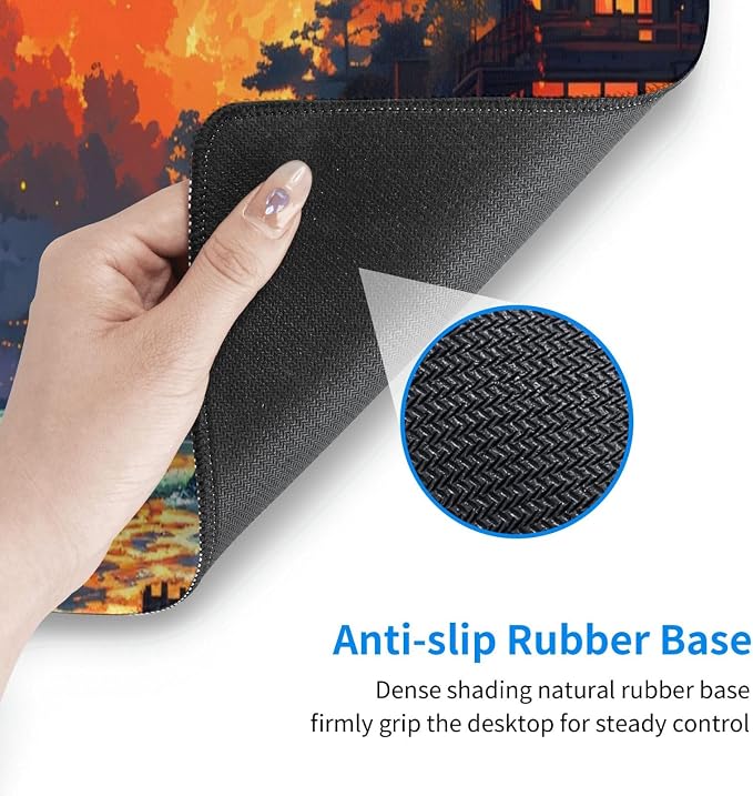 Gaming Mouse Pad Desk Pad, Extended Big Mouse Pad, 31.5x11.8 Inch Long Computer - Image 5
