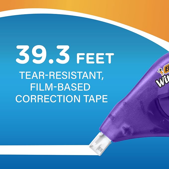 BIC Wite-Out Brand EZ Correct Correction Tape, Clean & Easy To Use, - Image 5