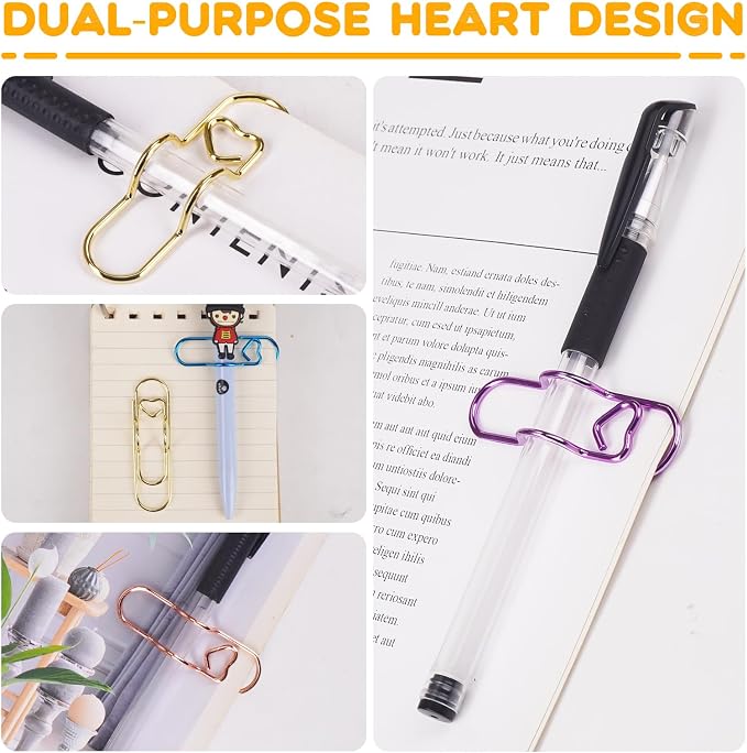 16 Pack QMPRKPE Paperclip Pen Holder - Image 3