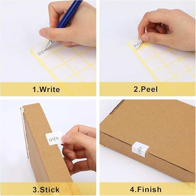 1440 Pcs Blank Date Labels 1" X 1" Labels Stickers - Image 6