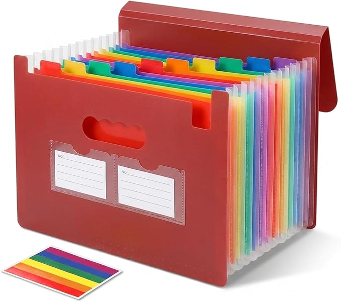 Accordion File Organizer, 13 Pockets Expanding File Folder by Unknown