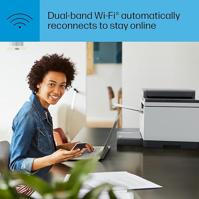 HP Laserjet MFP M235sdw All-in-One Laser Wireless Printer, Scan/Copy, Black & White, Duplex, Best for Office-DeskLoop Office