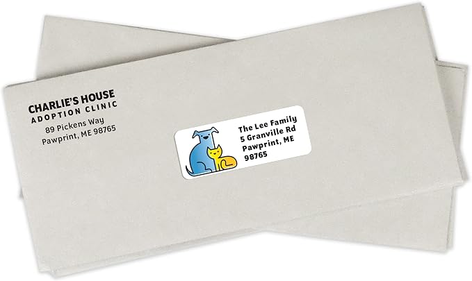 MACO ML3000 White Laser/Inkjet Shipping & Address Labels, 1 x 2 5/8 - Image 2