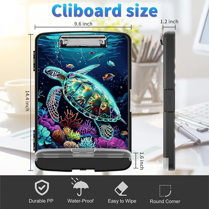 Clipboard with Storage, Clip Boards 8.5x11 with Storage High Capacity Nursing - Image 2