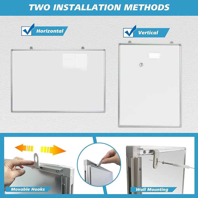 Magnetic Writeboard 24X36 Dry Erase Board Hanging & Wall Mounted Whiteboard S - Image 4