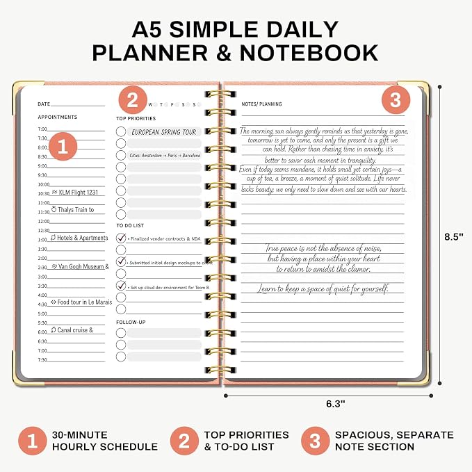 Ovesmusl Undated Daily Planner - Image 3