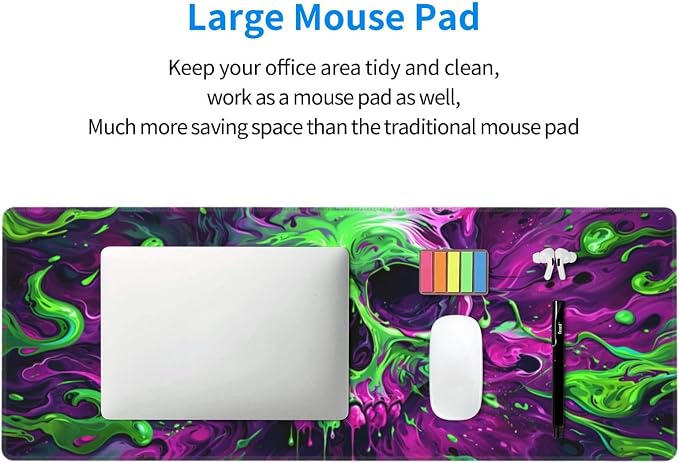 Gaming Mouse Pad Desk Pad, Extended Big Mouse Pad, 31.5x11.8 Inch Long Computer - Image 7