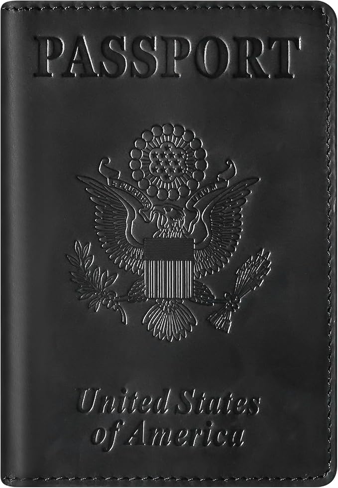 BIAOTIE Premium Leather Passport Holder Covers, Rfid Travel Wallet Passport by BIAOTIE