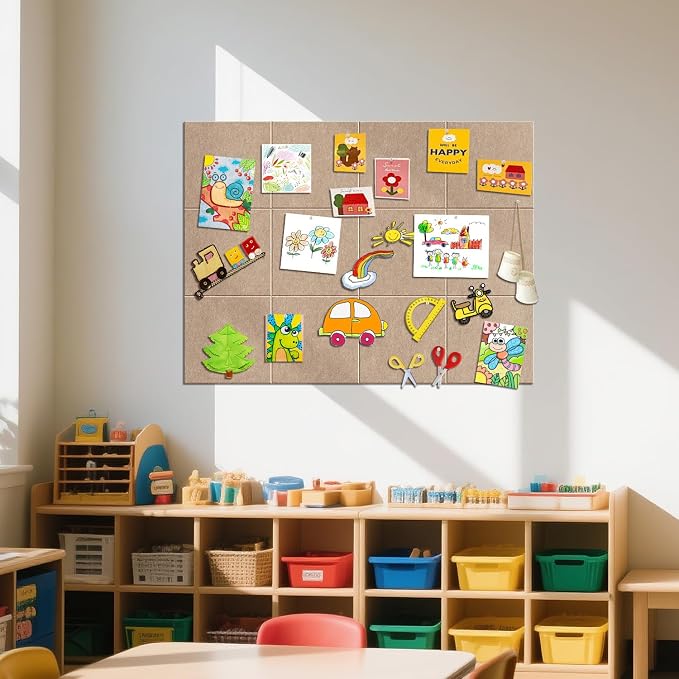 TSJOFFICE Large Cork Board for Wall - Image 7