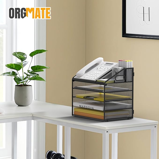 Letter Tray Paper, 5 Tier Desk Organizer - Image 6