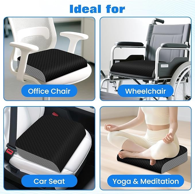 Seat Cushion, Memory Foam Chair Pad - Image 5