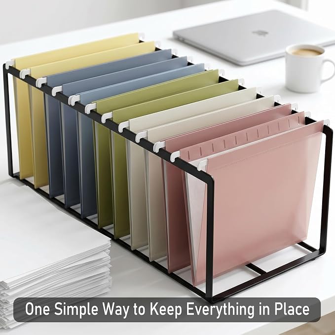 10 Pack Hanging File Folders, Letter Size | with1/5-Cut Tabs. Includes 10 - Image 5