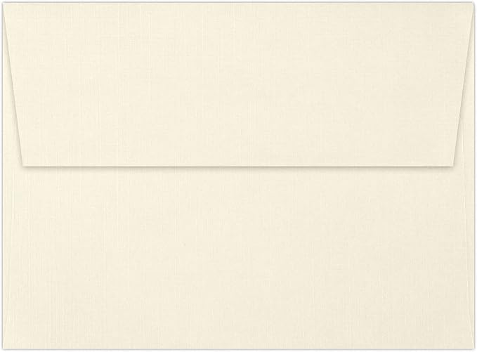 LUXPaper A7 Invitation Envelopes | Peel & Press | 5 1/4" x 7 1/4" | Natural - Image 2
