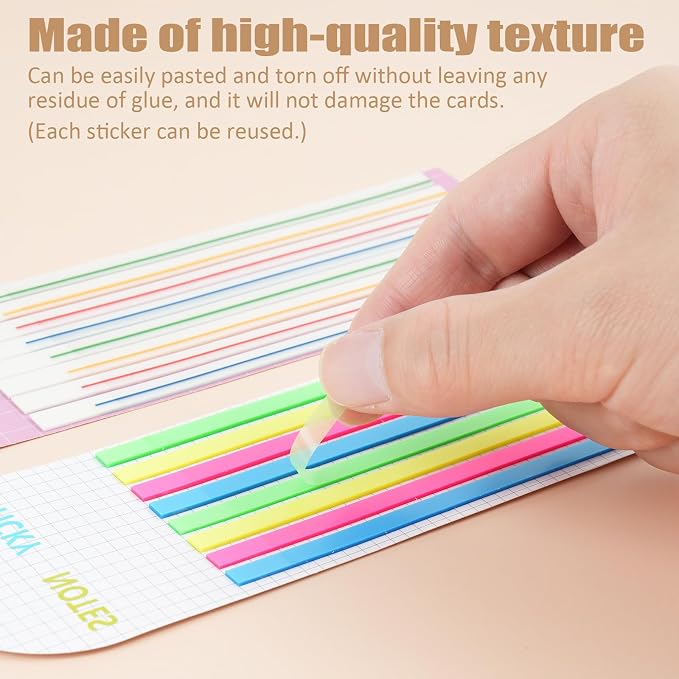 640 pcs Mahjong Card Line Finder Highlighter Tape, Mahjong Line Highlighter - Image 4