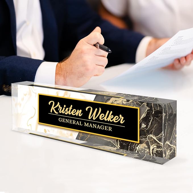 Desk Name Plate Personalized, Custom Name Plates - Image 2