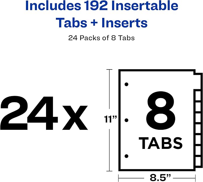 Avery Big Tab Insertable Dividers - Image 5