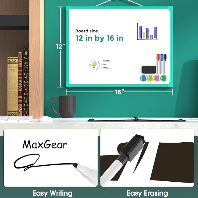 MaxGear Double-Sided Dry Erase Board - Image 4