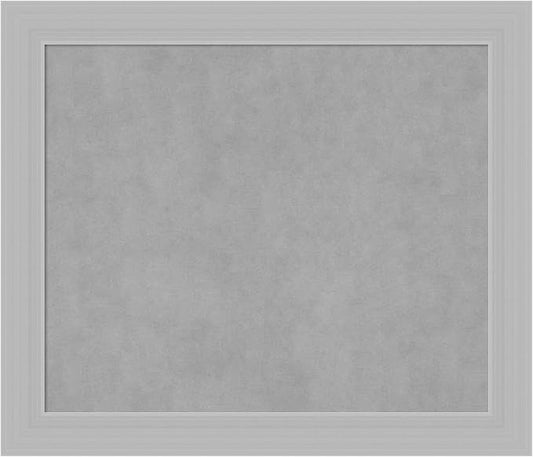 Amanti Art Silver Framed Magnetic Board 24x28 Medium Vision Board by AmantiArt