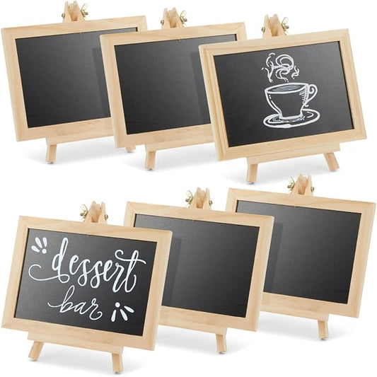 Juvale Wood-Framed Mini Chalkboard Signs by Juvale