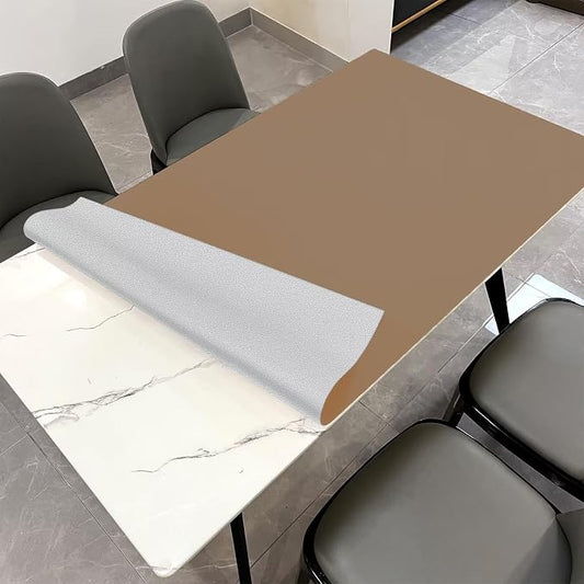 Zinkooat Leather Table Cover, 1.8mm Thick, 36x54 Inch Table Protector, Table by Zinkooat