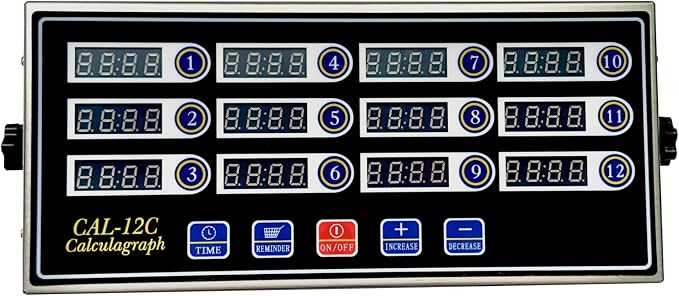 12 Channel Kitchen Timer Digital Kitchen Timer Loud Alarm Cooking Calculagraph by kitchentimer