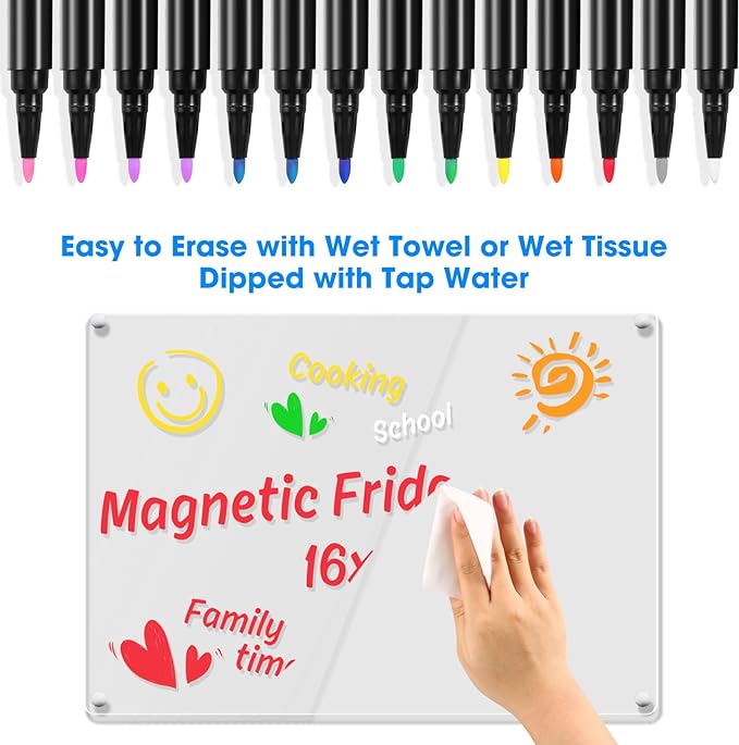 24 Liquid Chalk Markers 12 Colors - Image 6