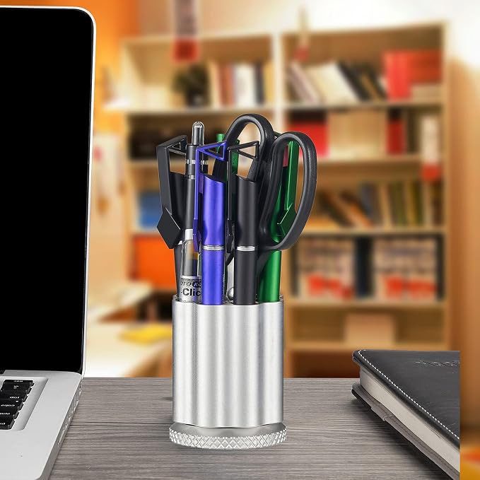 Rotating Revolver Pen Holder, Gun Cylinder Pen Holders, Favorite Pencil Holder - Image 4