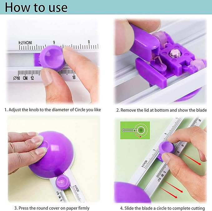Circle Cutter, Circle Cutters for Paper Crafts, Paper CircleCutters, Circle - Image 5