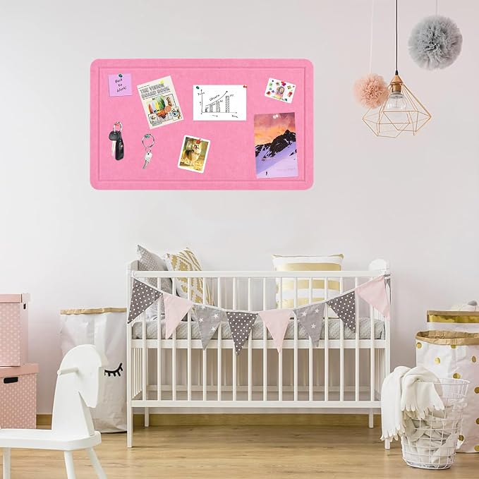 Vuzvuv Pink 28"x16" Large Cork Board - Image 4