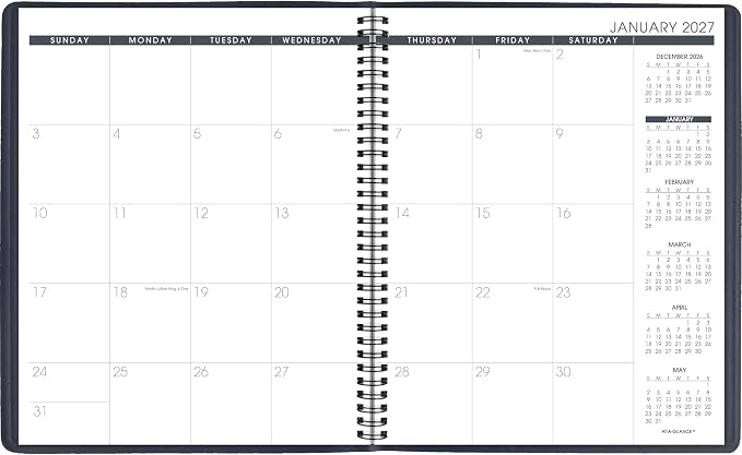AT-A-GLANCE 2027 Planner, 15-Month Jan-Mar, Unruled Daily Blocks - Image 8