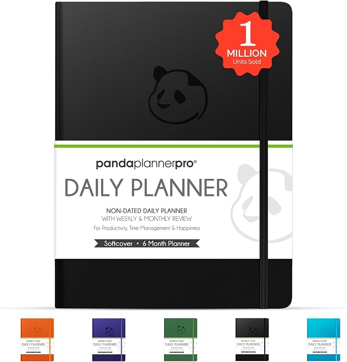 Panda Planner Pro A4 Daily Planner 2026, 6 Month, Large 8.5x11, weekly & - Image 9