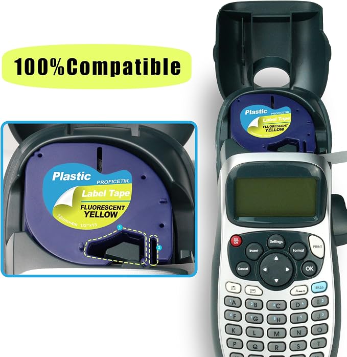 5 Pack Compatible with Dymo Letratag Refills Replacement - Image 2