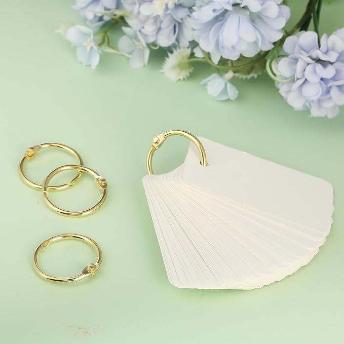 Mr. Pen- Loose Leaf Binder Book Rings, 1 Inch, 40 Pack | Metal Binder Rings - Image 6