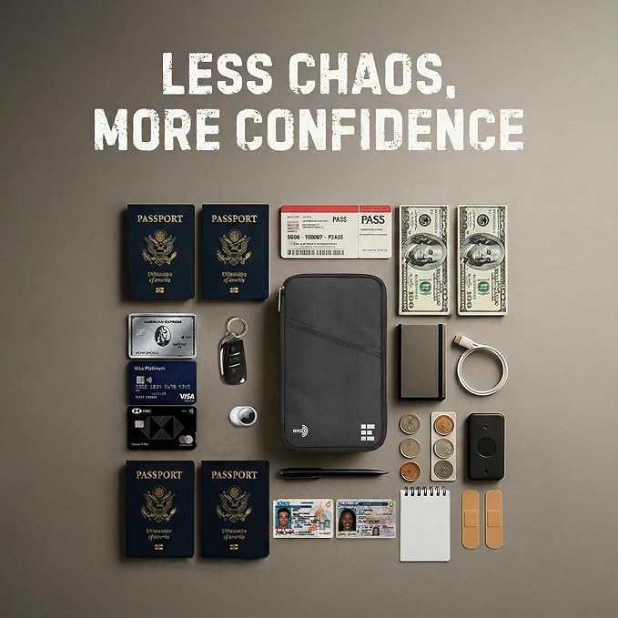 Zero Grid RFID Family Passport Holder - Image 5