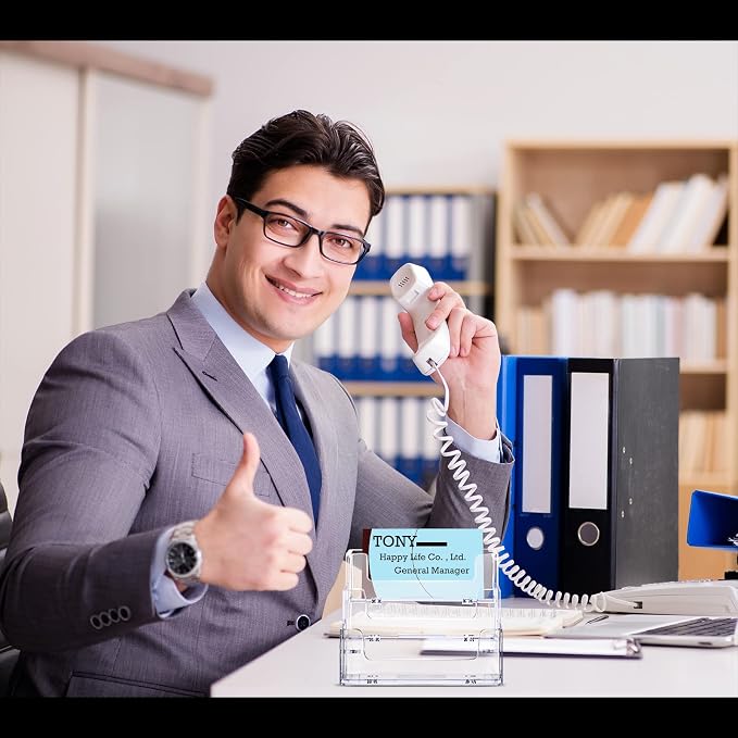 TecUnite 16 Pieces Business Card Holder - Image 6
