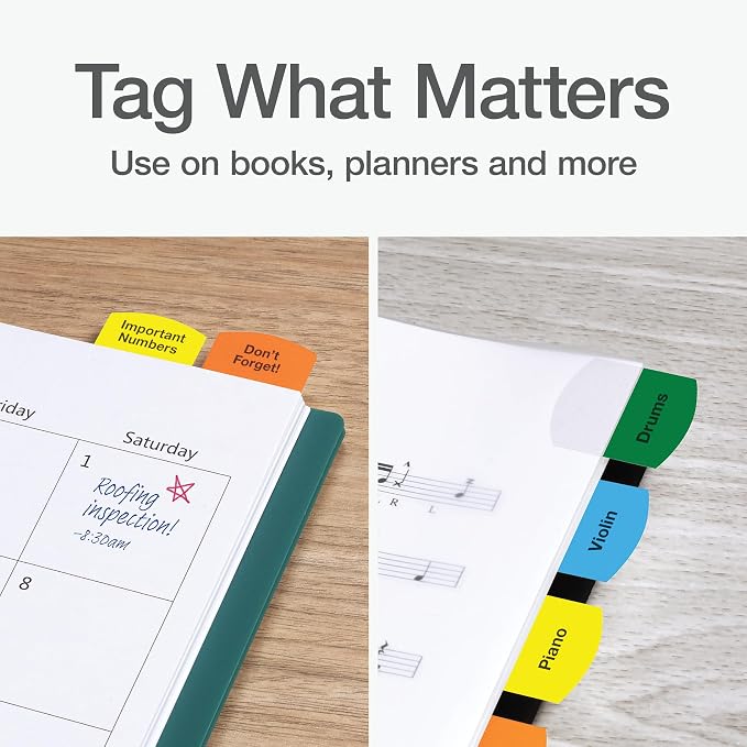 Redi-Tag Laser Printable Tabs, Permanent Index Tabs, Customizable Adhesive - Image 6