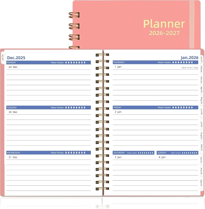 Day Planner 2026-2027, Weekly and Monthly Planner 2026, from Jan 2026-Jun 2027 by XAOWON