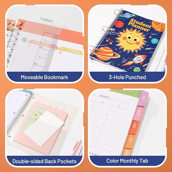 SUNEE Elementary Student Planner 2026-2027, Academic Year Jul. 2026 - Image 5