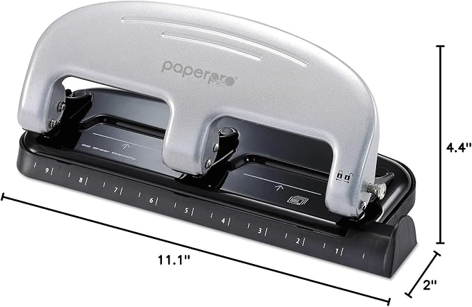 Bostitch Office EZ Squeeze 3-Hole Punch, 20 Sheet Capacity, No Jam Technology - Image 7