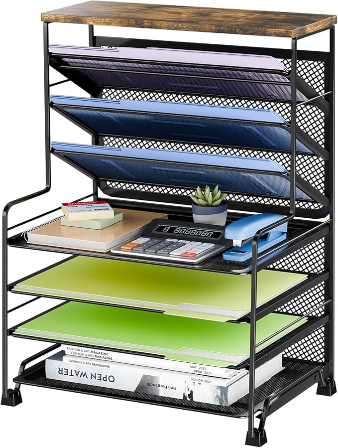 Simple Trending 8-Tier Desk File Organizer by SimpleTrending