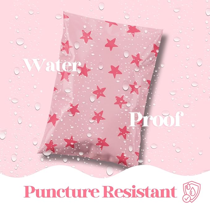 Pretty Package Store Poly Mailer 6x9, 100 Pack | Heavy Duty, Waterproof - Image 4