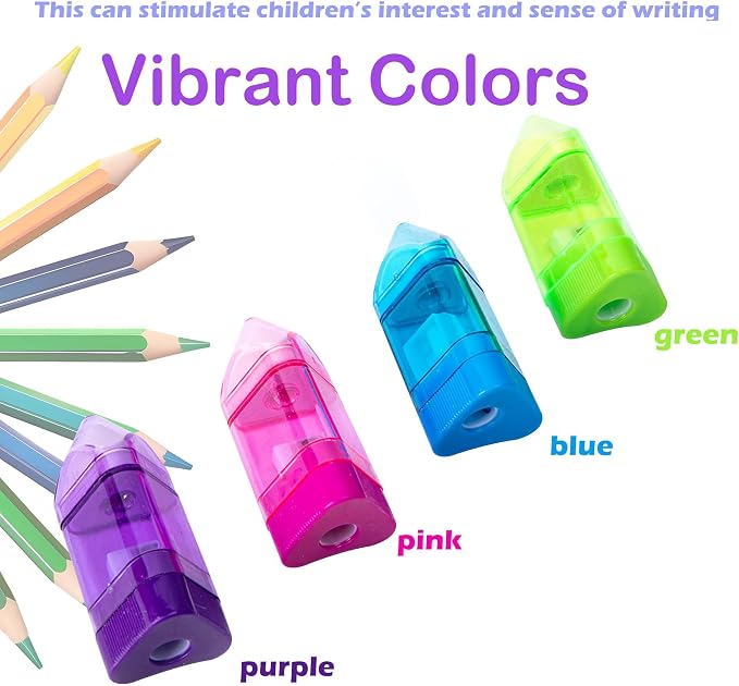 20 PCS Manual Pencil Sharpener - Image 5