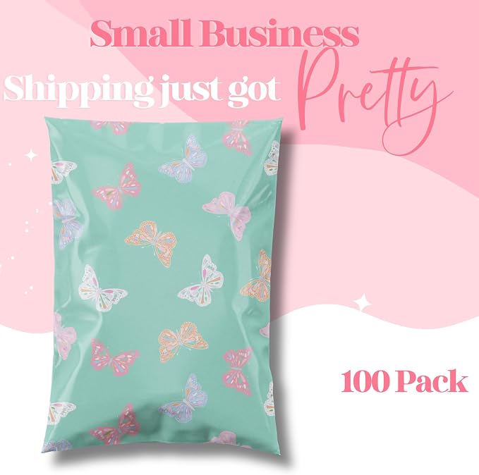 Pretty Package Store 10x13 Designer Poly Mailer 100 Pack Heavy Duty Waterproof - Image 4