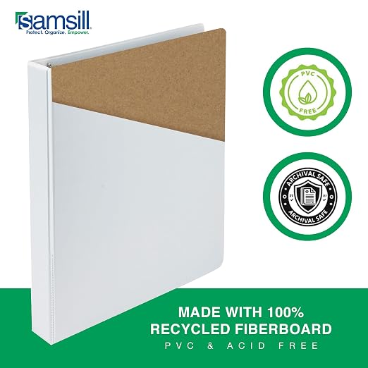 Samsill 3 Inch 3 Ring Binders, Made in USA, Economy Round Ring, 550 Sheet - Image 4