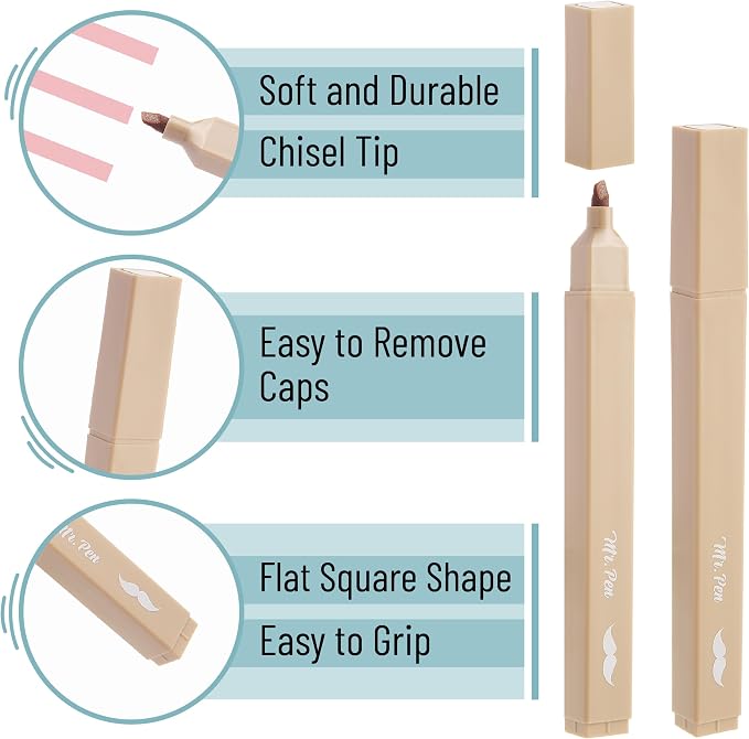 Mr. Pen- Aesthetic Highlighters No Bleed, 8 Pack, Cute Highlighters Assorted - Image 3