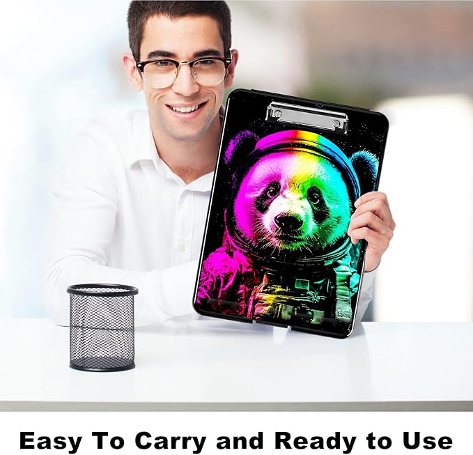 Planet Panda A4 Clipboard with Storage Pen Holder, Clipboards Organizer Nursing - Image 6