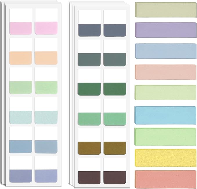 Potanro 1140PCS Sticky Index Tabs, Colourful Tabs by Potanro