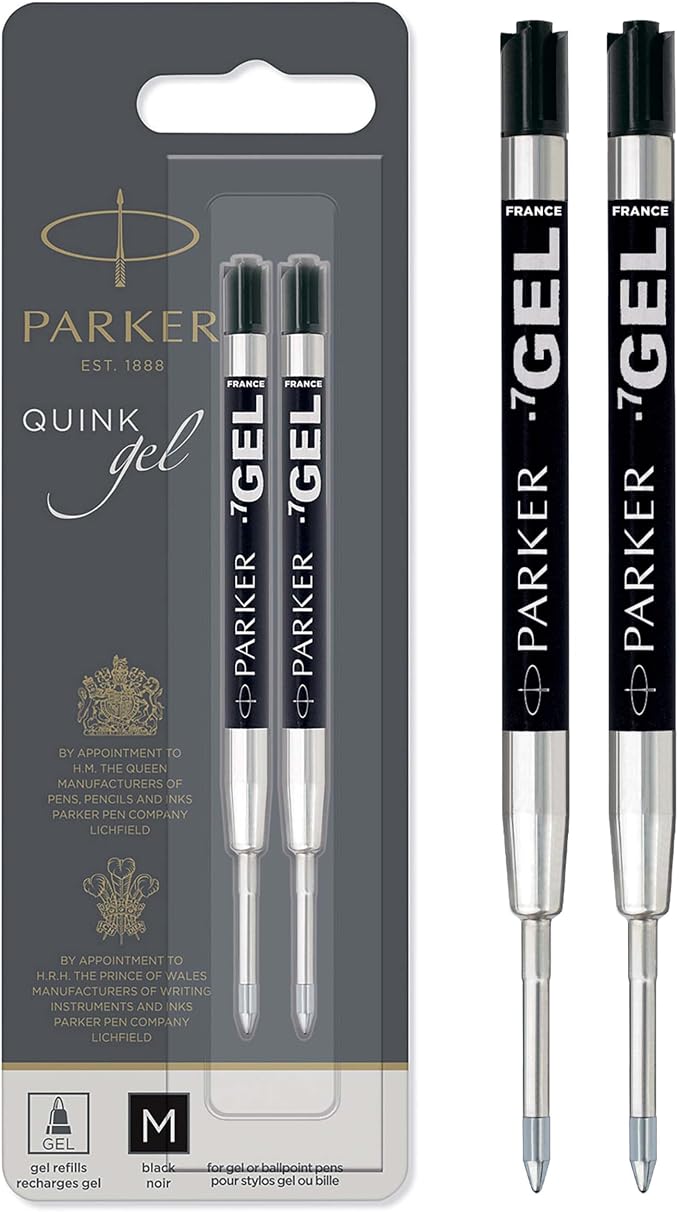 Parker Refill for Parker Retractable Gel Ink Roller Ball Pens, Medium Conical by Unknown