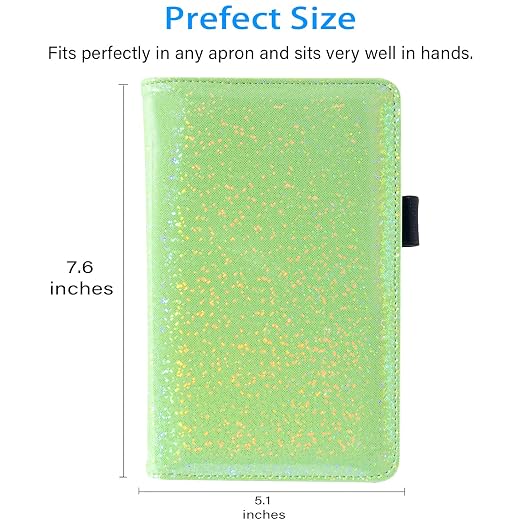 ACdream Server Books for Waitress, Guest Book Note Pad, Cute Pocket Leather - Image 7